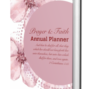 PRAYER & FAITH ANNUAL PLANNER